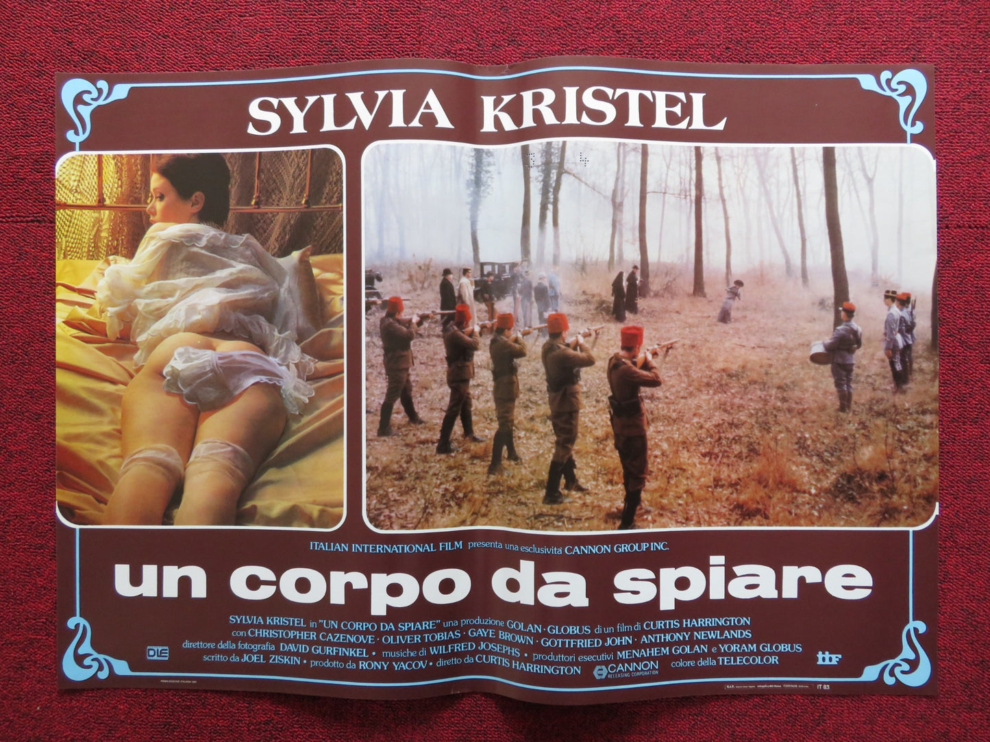 UN CORPO DA SPIARE - C ITALIAN FOTOBUSTA POSTER SYLVIA KRISTEL CANNON 1985 - Rendezvous Cinema