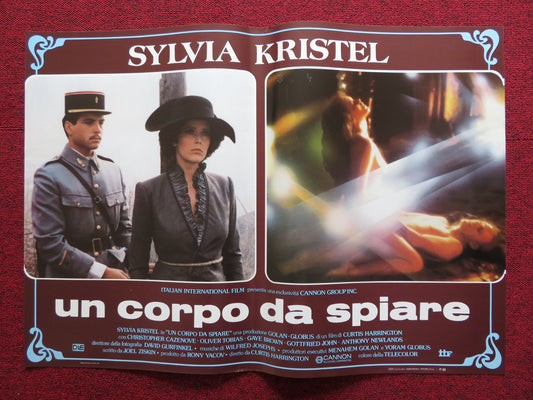 UN CORPO DA SPIARE - D ITALIAN FOTOBUSTA POSTER SYLVIA KRISTEL CANNON 1985 - Rendezvous Cinema