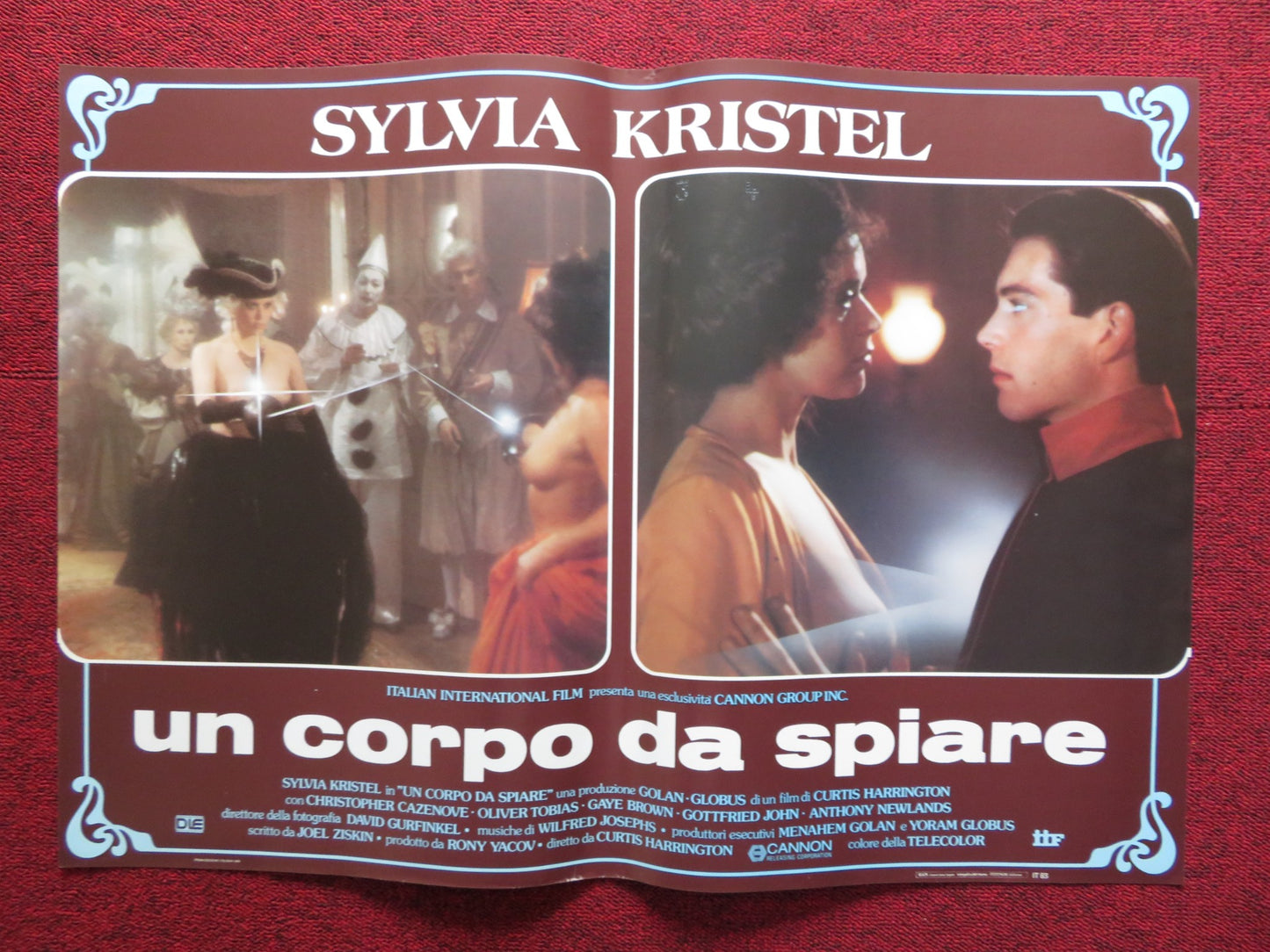 UN CORPO DA SPIARE - F ITALIAN FOTOBUSTA POSTER SYLVIA KRISTEL CANNON 1985 - Rendezvous Cinema