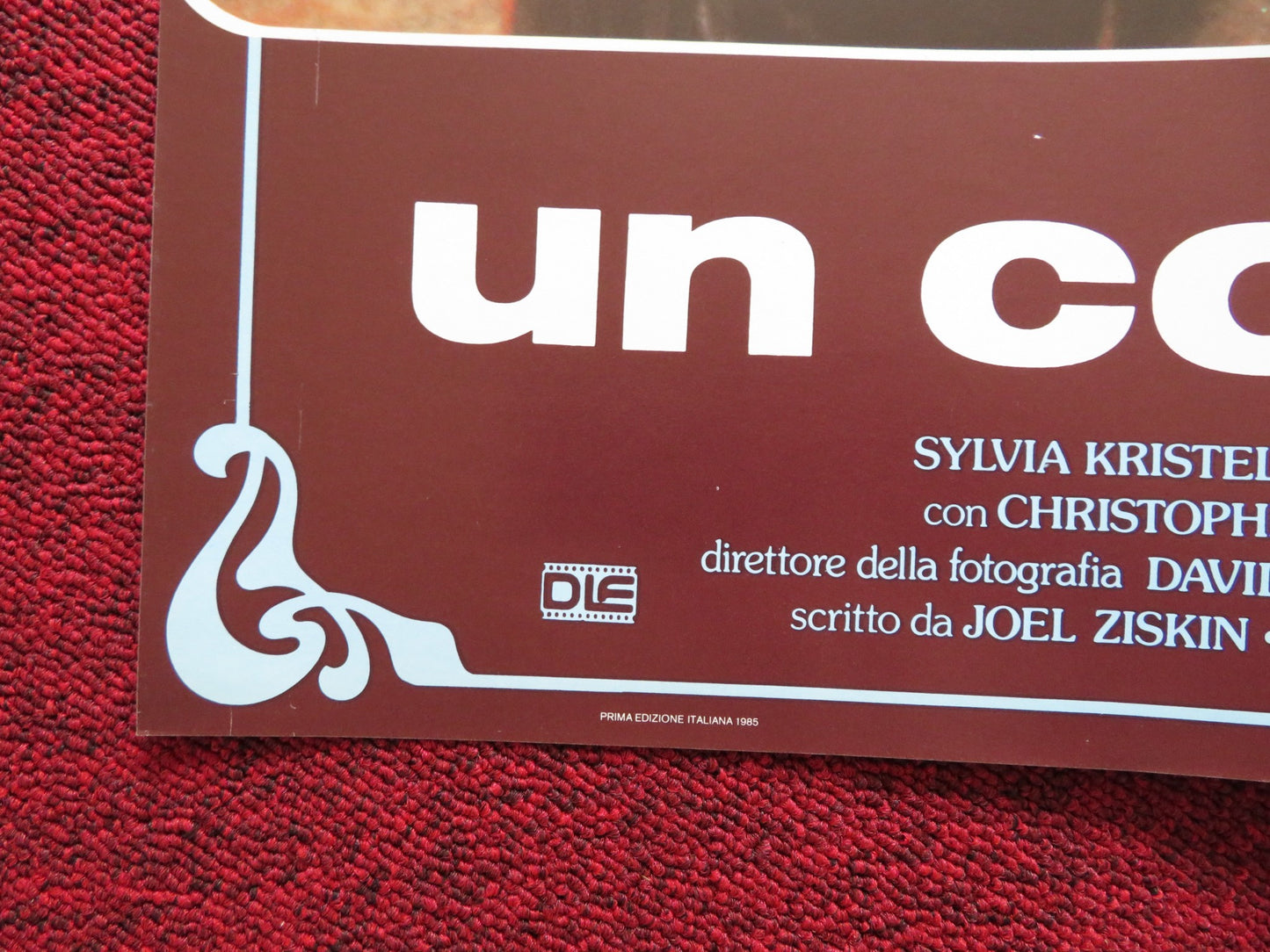 UN CORPO DA SPIARE - F ITALIAN FOTOBUSTA POSTER SYLVIA KRISTEL CANNON 1985 - Rendezvous Cinema