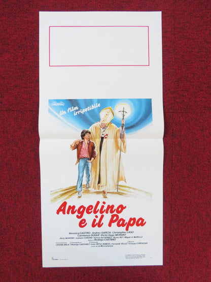 ANGELINO E IL PAPA ITALIAN LOCANDINA POSTER ANDRES GARCIA VERONICA CASTRO 1987 - Rendezvous Cinema