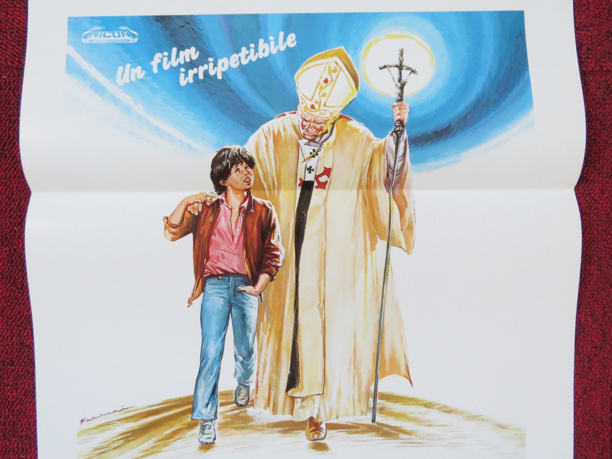 ANGELINO E IL PAPA ITALIAN LOCANDINA POSTER ANDRES GARCIA VERONICA CASTRO 1987 - Rendezvous Cinema