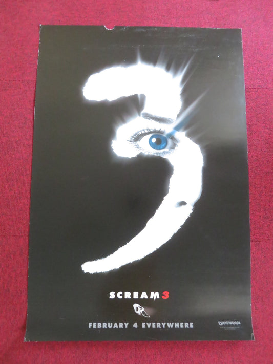 SCREAM 3 US ONE SHEET ROLLED POSTER COURTENEY COX NEVE CAMPBELL 2000