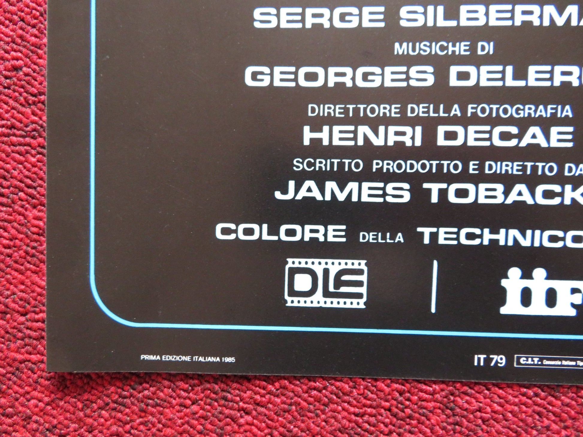 STAR'S LOVERS - A ITALIAN FOTOBUSTA POSTER NASTASSIA KINSKI HARVEY KEITEL 1983 - Rendezvous Cinema