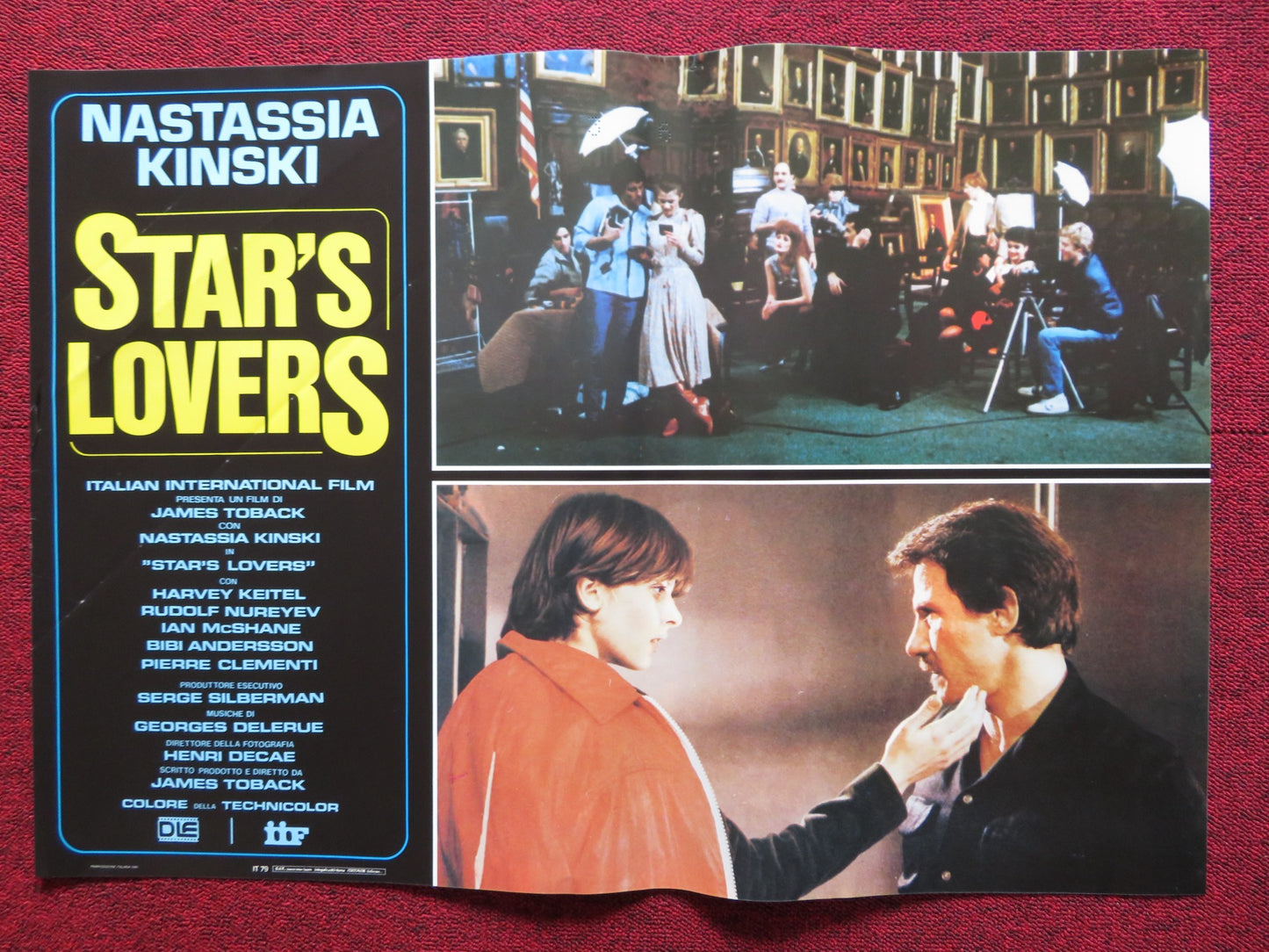STAR'S LOVERS - B ITALIAN FOTOBUSTA POSTER NASTASSIA KINSKI HARVEY KEITEL 1983 - Rendezvous Cinema