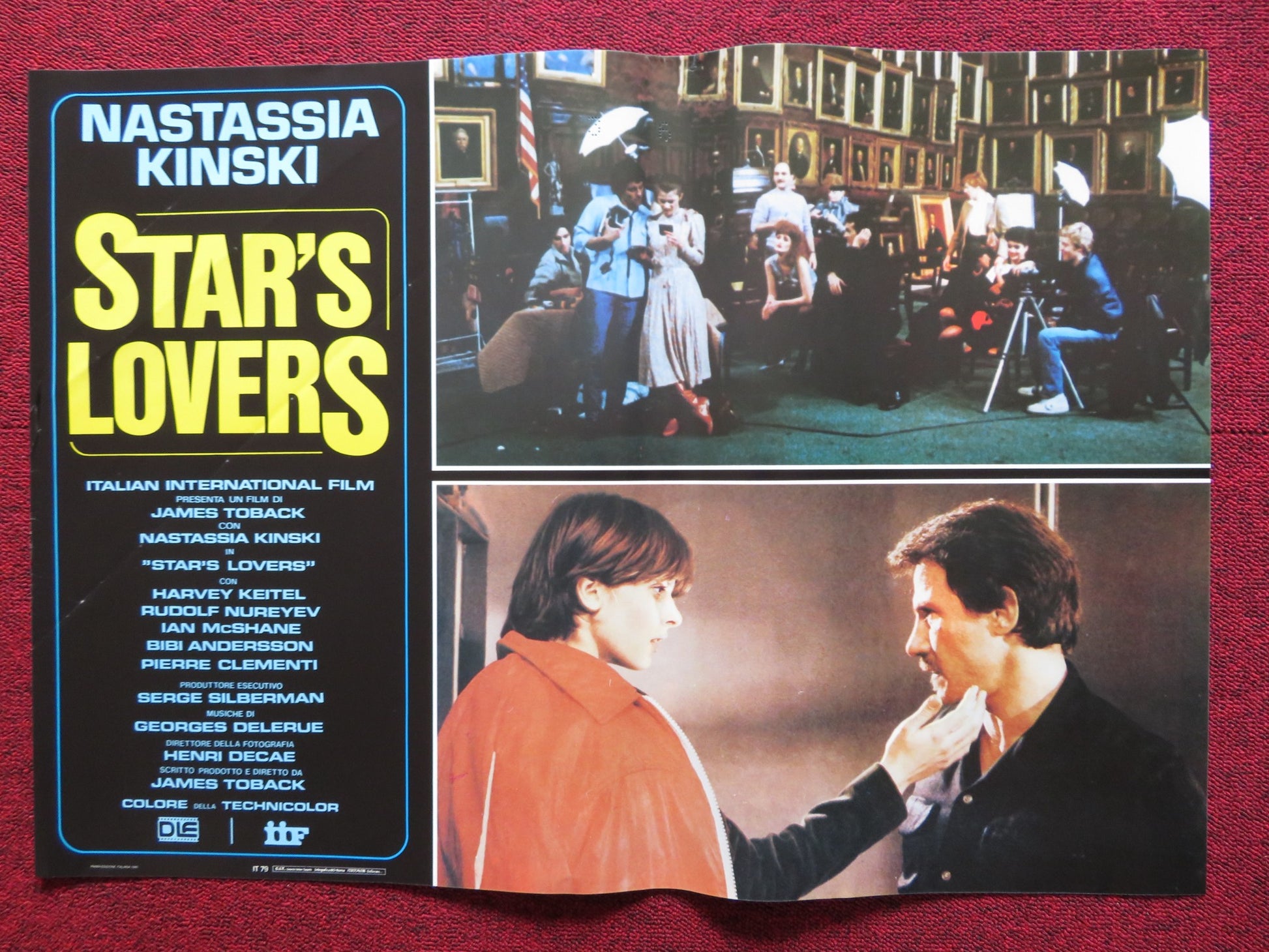 STAR'S LOVERS - B ITALIAN FOTOBUSTA POSTER NASTASSIA KINSKI HARVEY KEITEL 1983 - Rendezvous Cinema