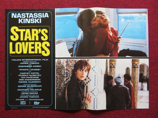 STAR'S LOVERS - C ITALIAN FOTOBUSTA POSTER NASTASSIA KINSKI HARVEY KEITEL 1983 - Rendezvous Cinema