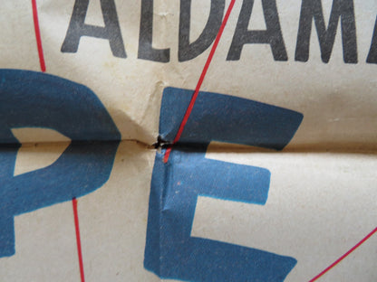 LUPE BALAZOS FOLDED MEXICAN POSTER ARMANDO ACOSTA ADOLFO AGUILAR 1964 - Rendezvous Cinema