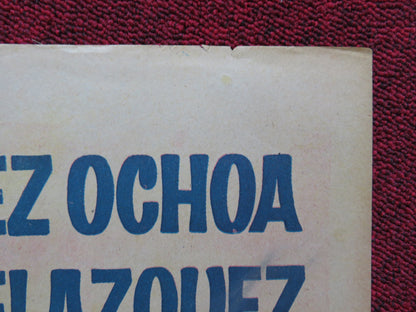 EL ULTIMO CARTUCHO FOLDED MEXICAN POSTER MANUEL LOPEZ OCHOA L. VELAZQUEZ 1965 - Rendezvous Cinema