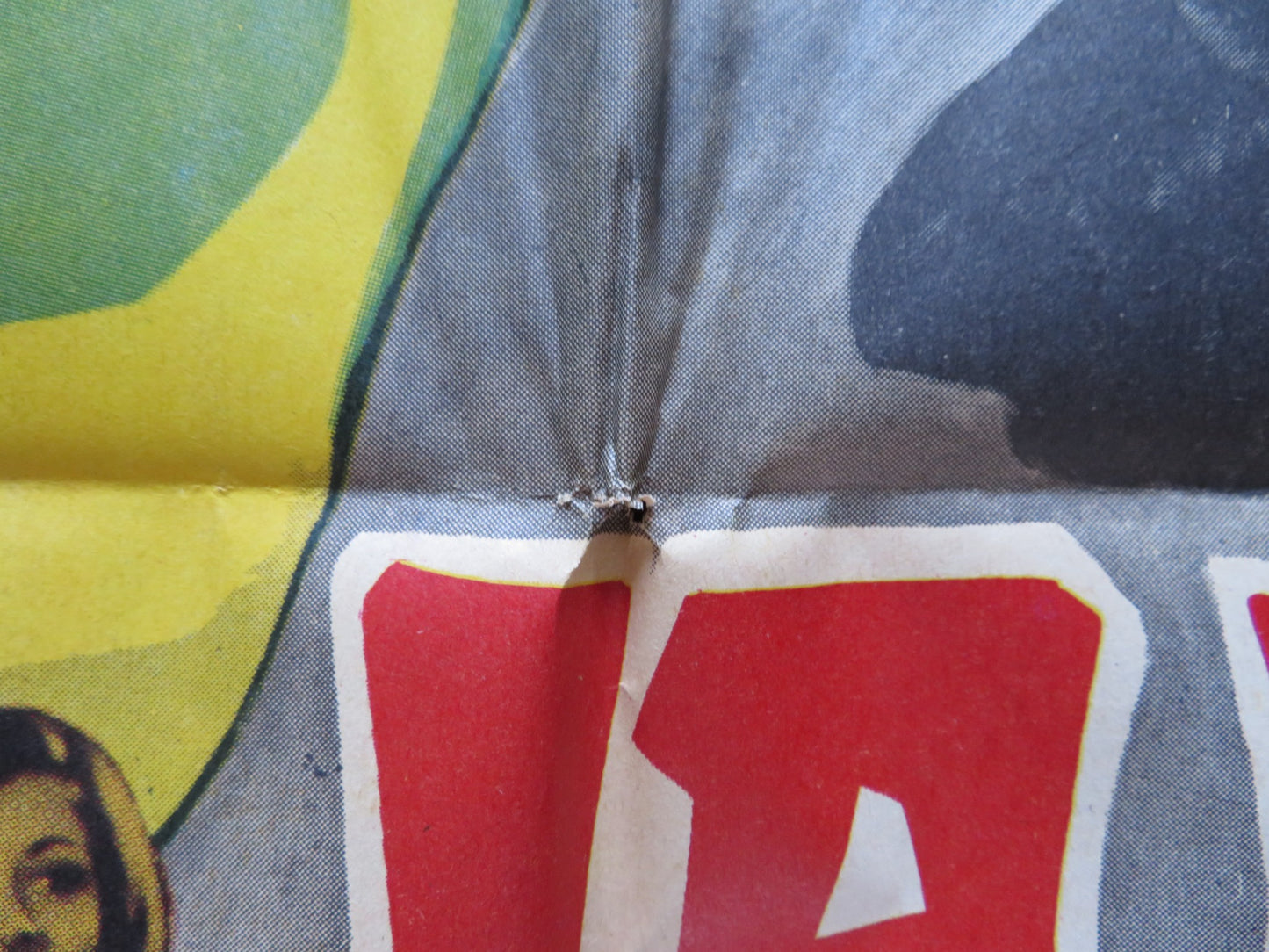 LA FUERZA INUTIL FOLDED MEXICAN POSTER RAFAEL BALEDON MACARIA 1972 - Rendezvous Cinema