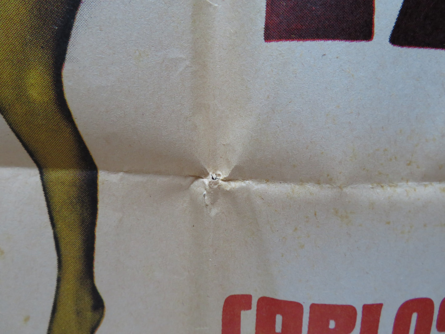 LA FUERZA INUTIL FOLDED MEXICAN POSTER RAFAEL BALEDON MACARIA 1972 - Rendezvous Cinema