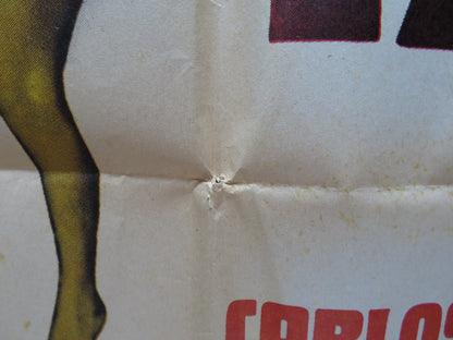 LA FUERZA INUTIL FOLDED MEXICAN POSTER RAFAEL BALEDON MACARIA 1972 - Rendezvous Cinema