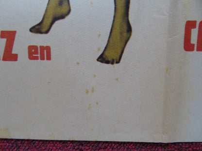 LA FUERZA INUTIL FOLDED MEXICAN POSTER RAFAEL BALEDON MACARIA 1972 - Rendezvous Cinema