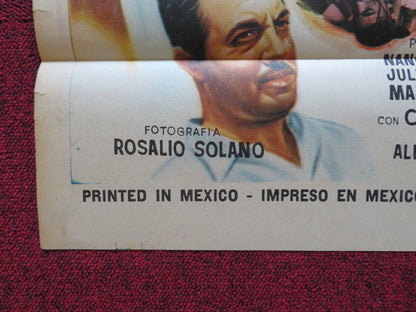 EL TESORO DE ATAHUALPA FOLDED MEXICAN POSTER ANA LUISA PELUFFO JOSE MORENO 1968 - Rendezvous Cinema