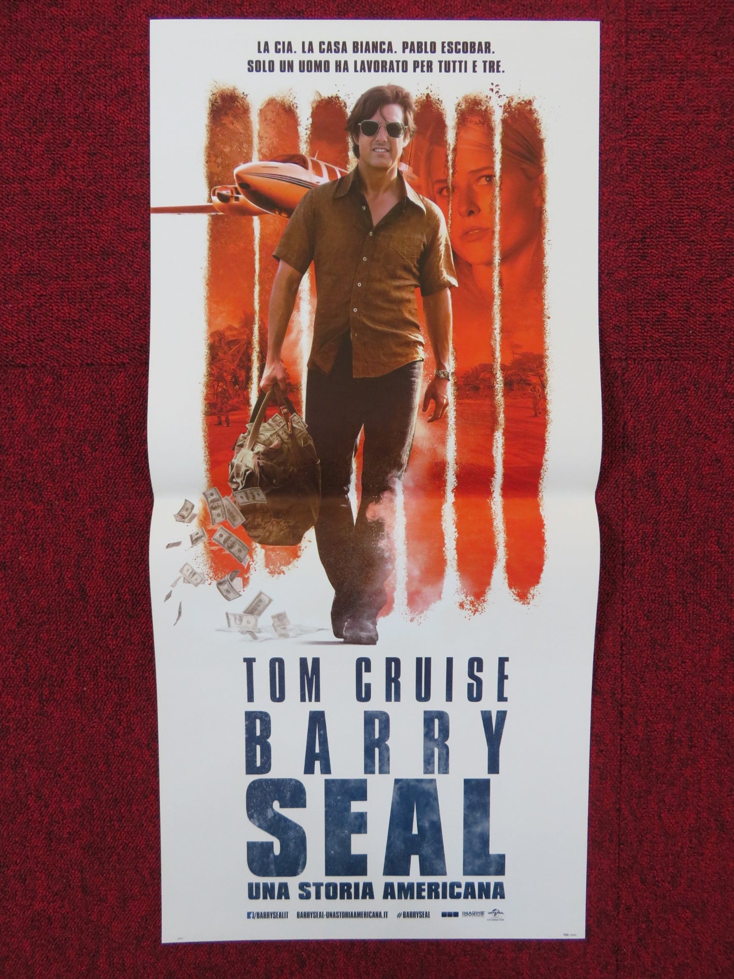 AMERICAN MADE ITALIAN LOCANDINA POSTER TOM CRUISE DOMHNALL GLEESON 2017 - Rendezvous Cinema