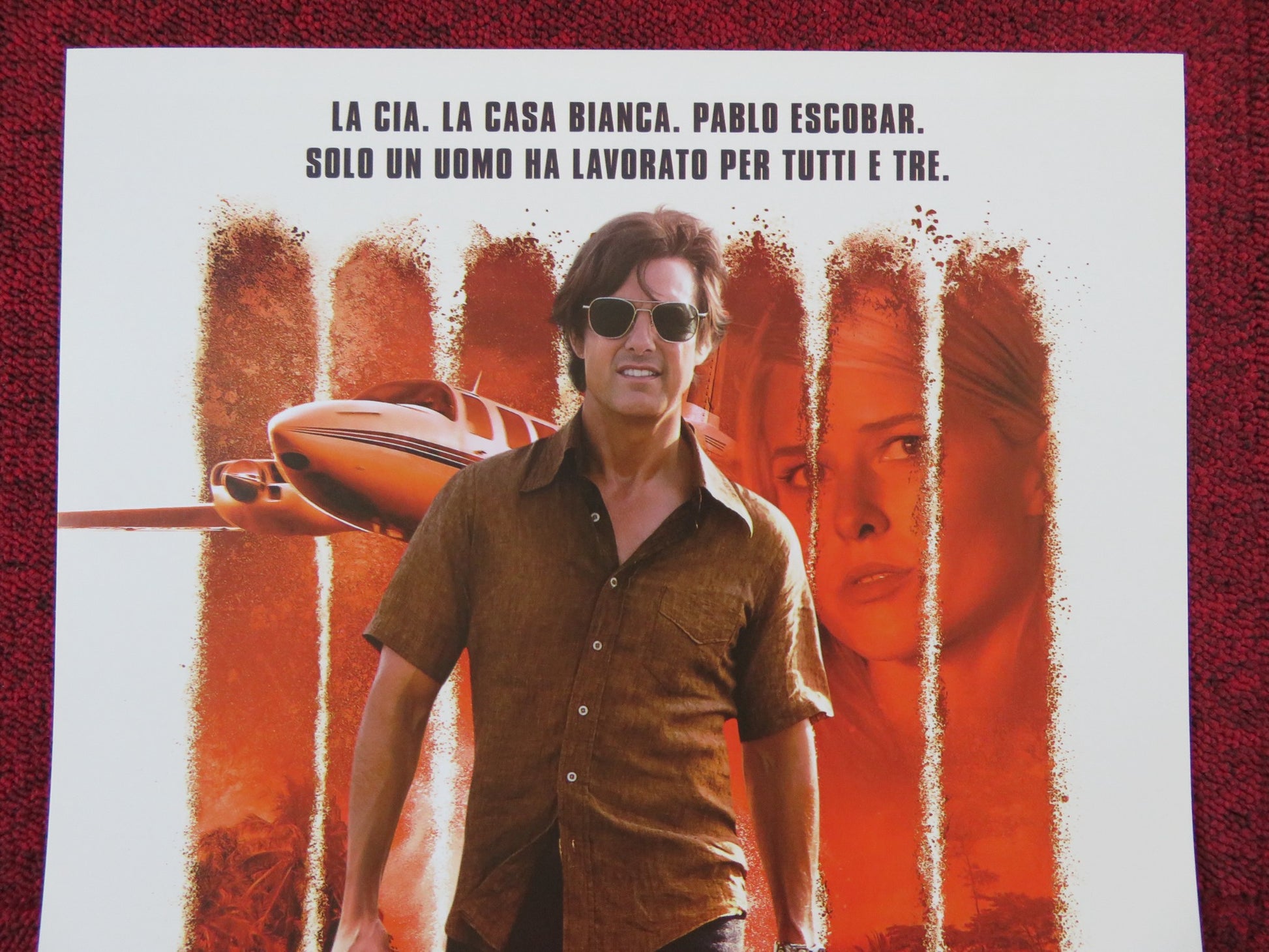 AMERICAN MADE ITALIAN LOCANDINA POSTER TOM CRUISE DOMHNALL GLEESON 2017 - Rendezvous Cinema