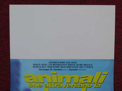 ANIMALI CHE ATTRAVERSANO LA STRADA ITALIAN LOCANDINA POSTER E. M. MUDUGNO 2000 - Rendezvous Cinema