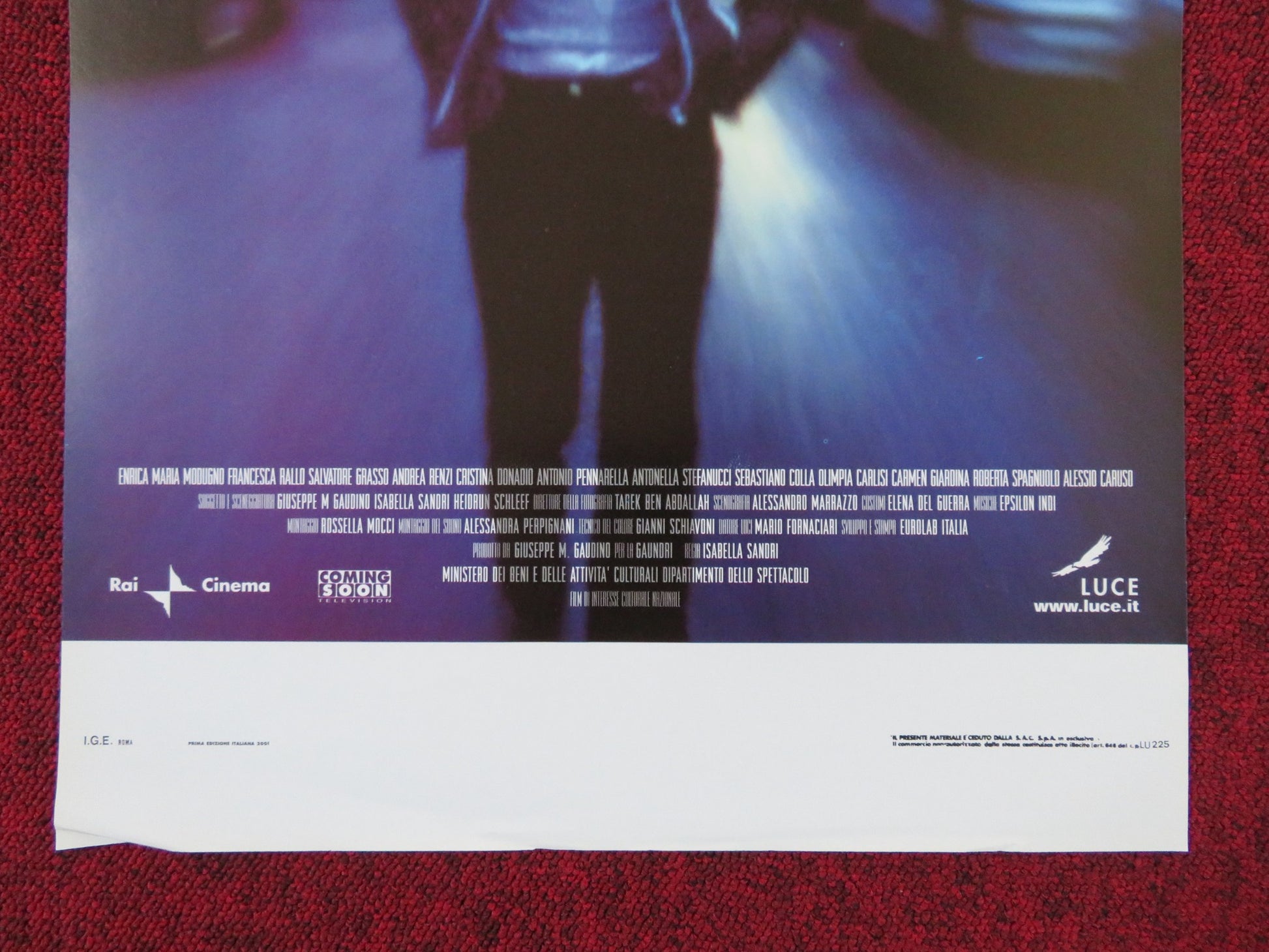 ANIMALI CHE ATTRAVERSANO LA STRADA ITALIAN LOCANDINA POSTER E. M. MUDUGNO 2000 - Rendezvous Cinema