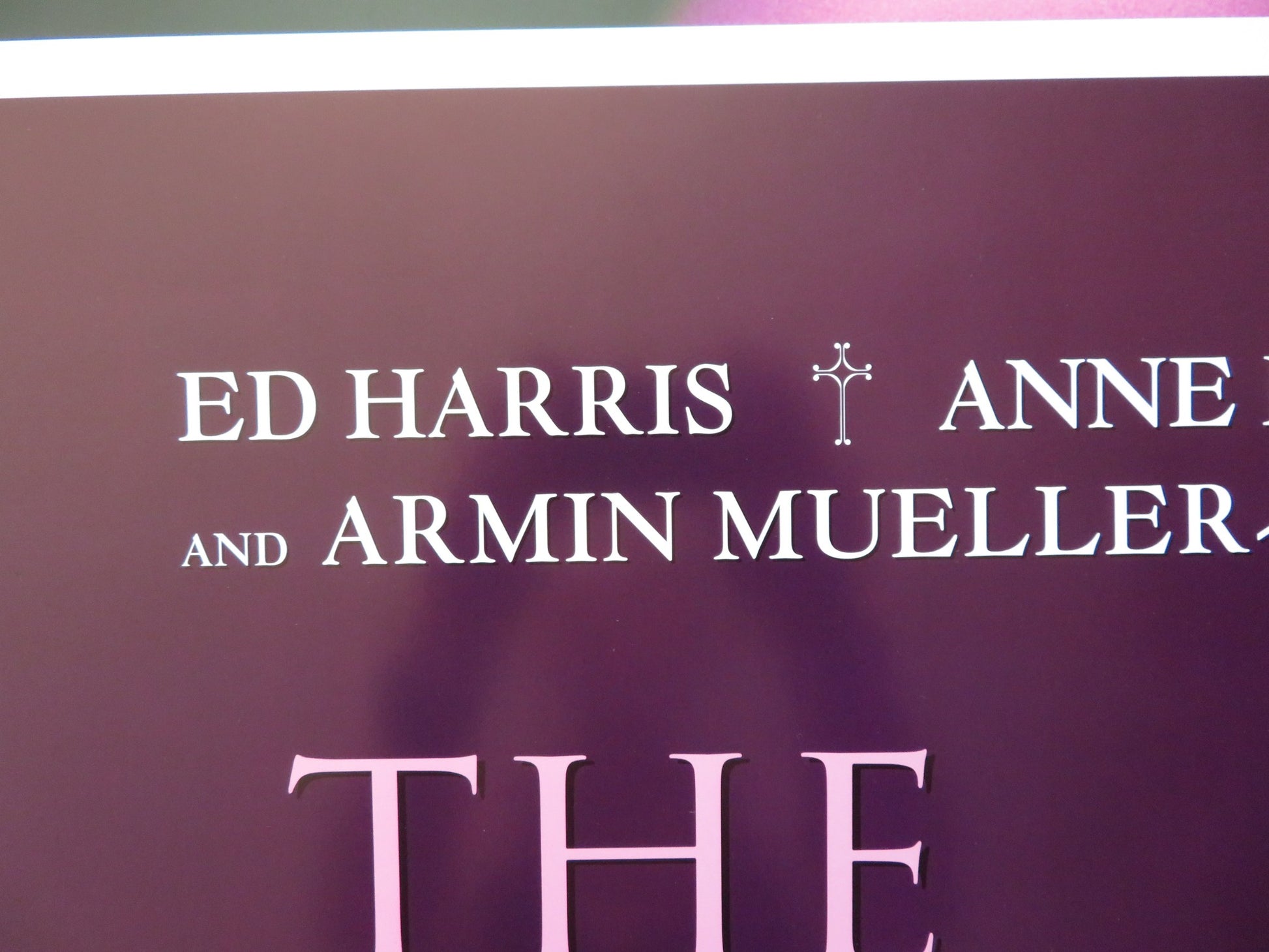 THE THIRD MIRACLE US ONE SHEET ROLLED POSTER ED HARRIS ANNE HECHE 1999 - Rendezvous Cinema