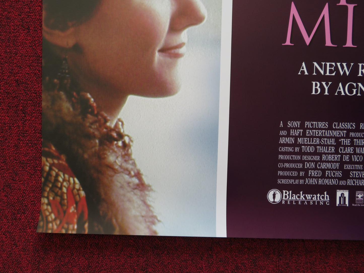 THE THIRD MIRACLE US ONE SHEET ROLLED POSTER ED HARRIS ANNE HECHE 1999 - Rendezvous Cinema