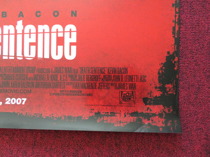 DEATH SENTENCE US ONE SHEET ROLLED POSTER KEVIN BACON KELLY PRESTON 2007 - Rendezvous Cinema