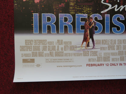 SIMPLY IRRESISTIBLE - V.A US ONE SHEET ROLLED POSTER SARAH MICHELLE GELLAR 1999 - Rendezvous Cinema