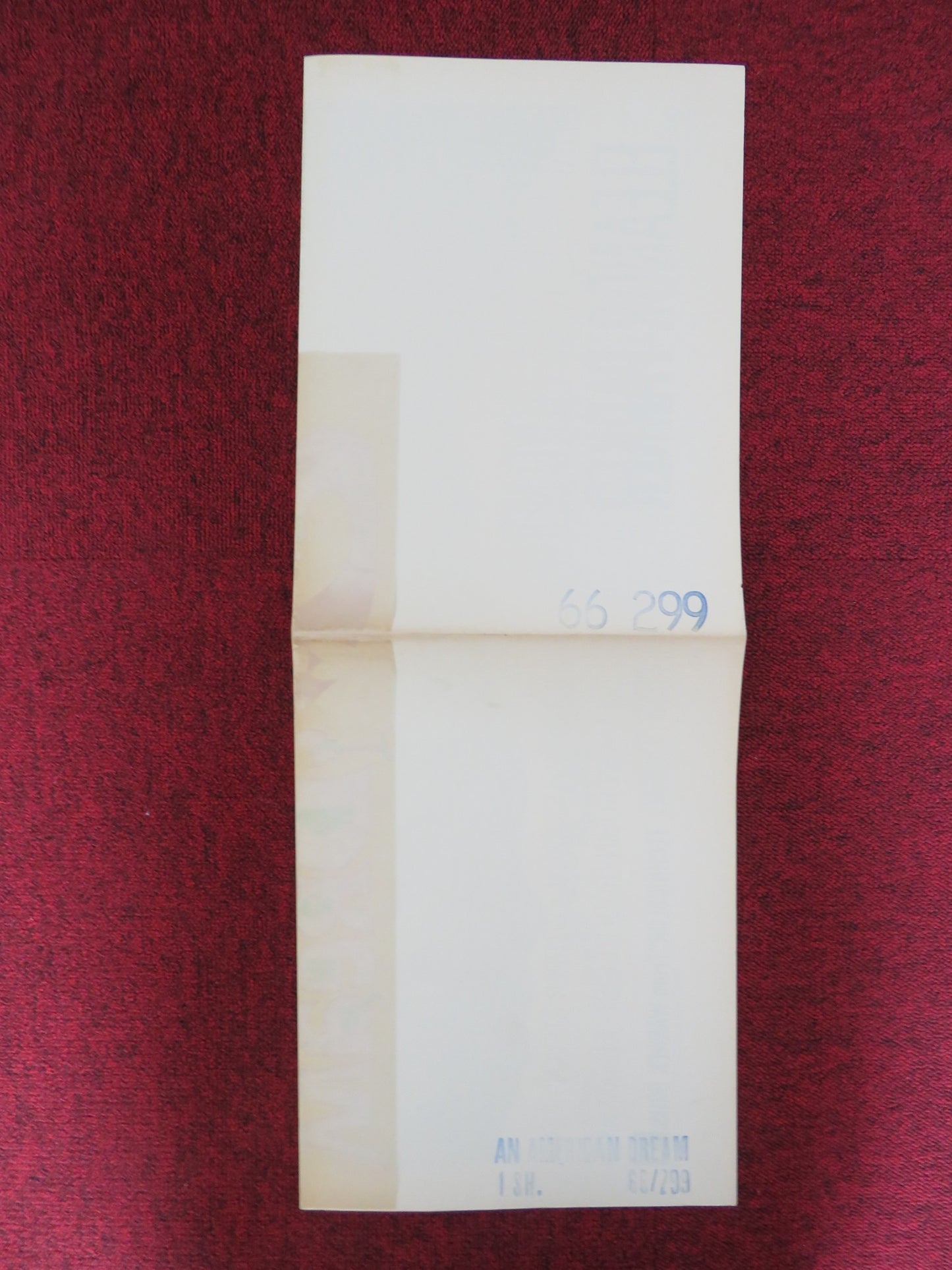 AN AMERICAN DREAM FOLDED US ONE SHEET POSTER JANET LEIGH STUART WHITMAN 1966 - Rendezvous Cinema