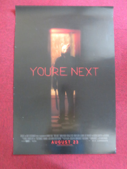 YOU'RE NEXT US ONE SHEET ROLLED POSTER SHARNI VINSON NICHOLAS TUCCI 2011
