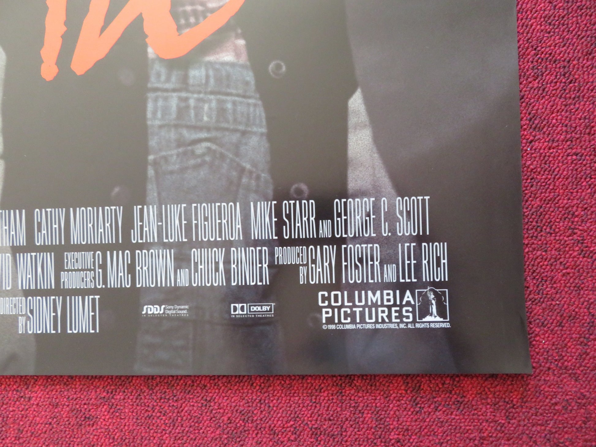 GLORIA US ONE SHEET ROLLED POSTER SHARON STONE JEAN-LUKE FIGUEROA 1999 - Rendezvous Cinema