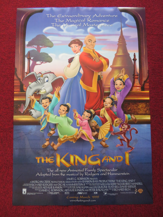THE KING AND I US ONE SHEET ROLLED POSTER MIRANDA RICHARDSON 1999 - Rendezvous Cinema