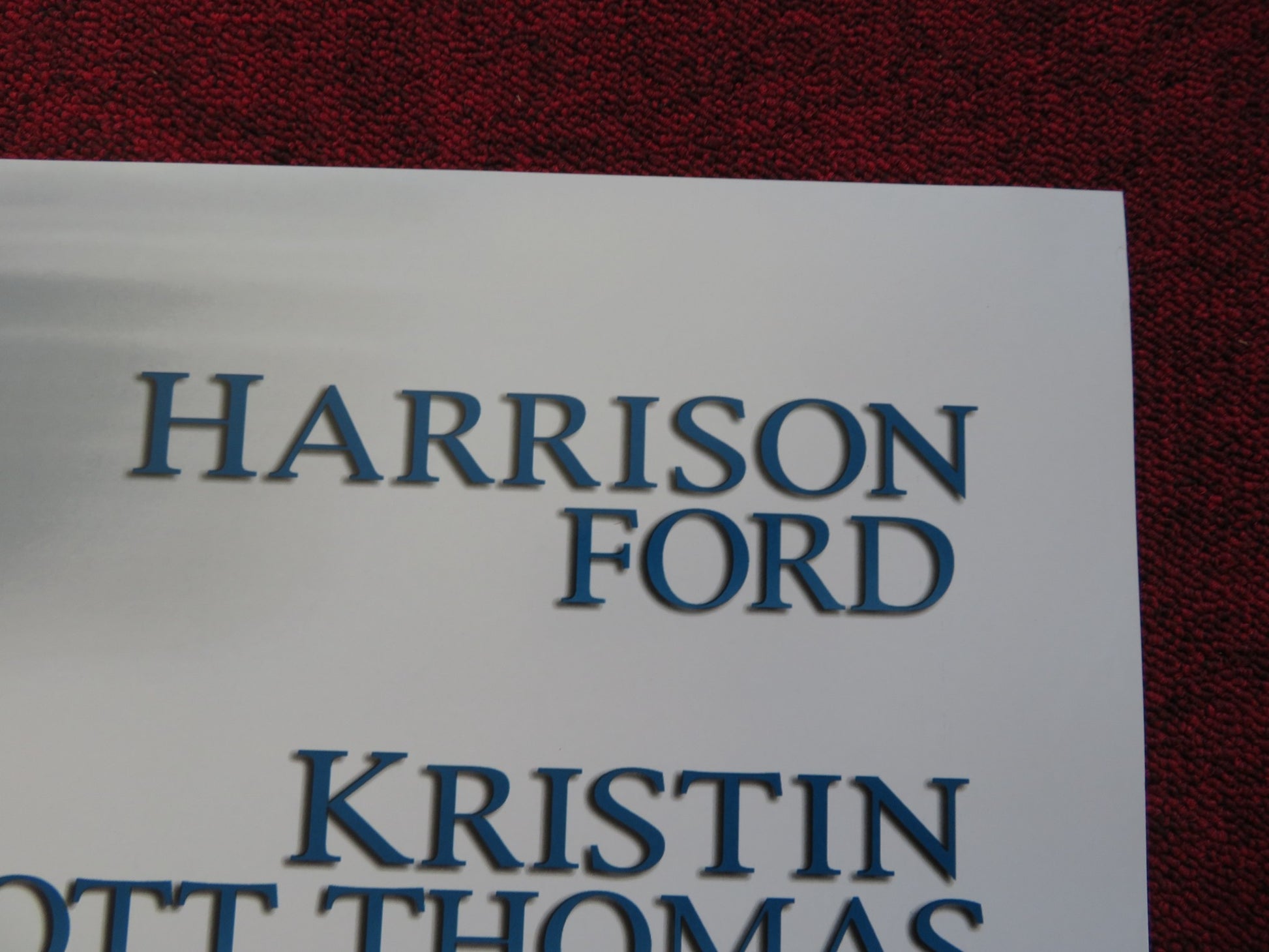 RANDOM HEARTS US ONE SHEET ROLLED POSTER HARRISON FORD KRISTEN SCOTT THOMAS 1999 - Rendezvous Cinema