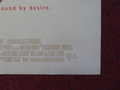 MISS JULIE US ONE SHEET ROLLED POSTER COLIN FARRELL JESSICA CHASTAIN 2014 - Rendezvous Cinema
