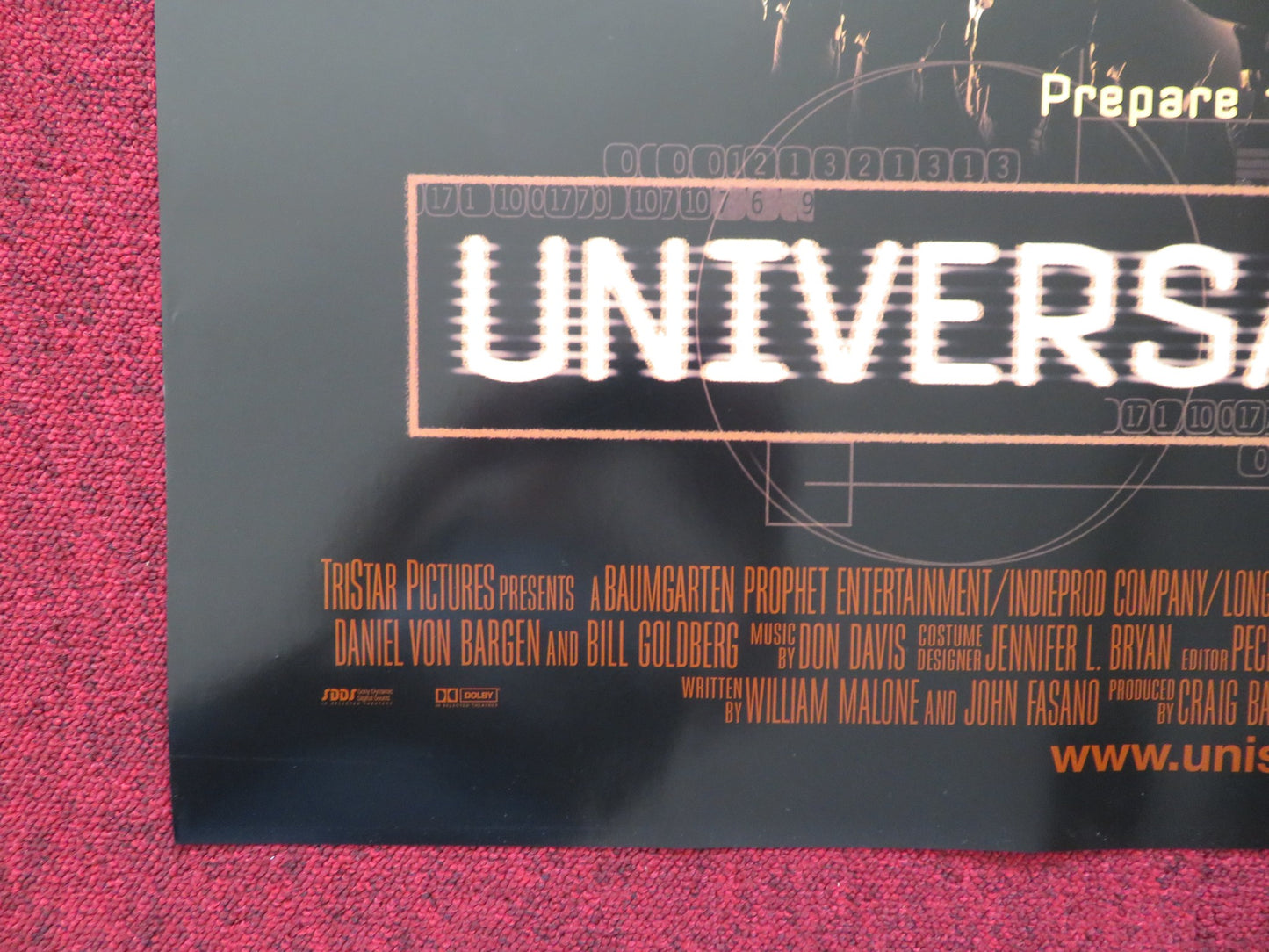 UNIVERSAL SOLDIER: THE RETURN US ONE SHEET ROLLED POSTER J. C. VAN DAMME 1999 - Rendezvous Cinema