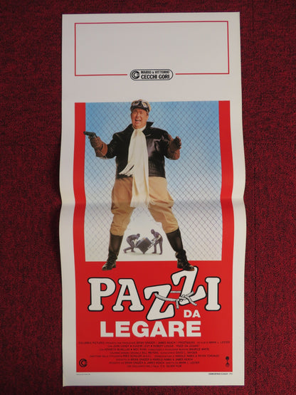 ARMED AND DANGEROUS ITALIAN LOCANDINA POSTER JOHN CANDY EUGENE LEVY 1988 - Rendezvous Cinema