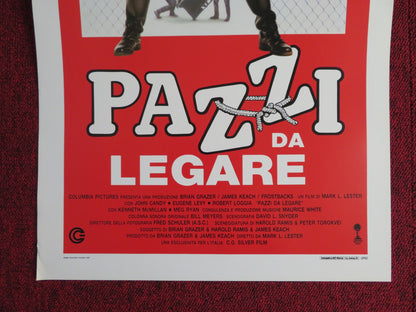 ARMED AND DANGEROUS ITALIAN LOCANDINA POSTER JOHN CANDY EUGENE LEVY 1988 - Rendezvous Cinema