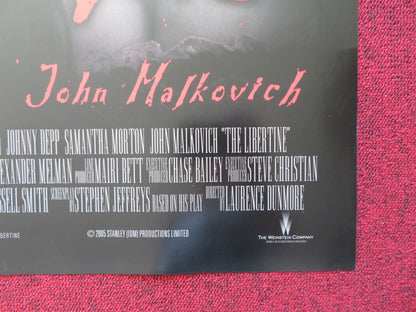 THE LIBERTINE US ONE SHEET ROLLED POSTER JOHNNY DEPP 2004 - Rendezvous Cinema