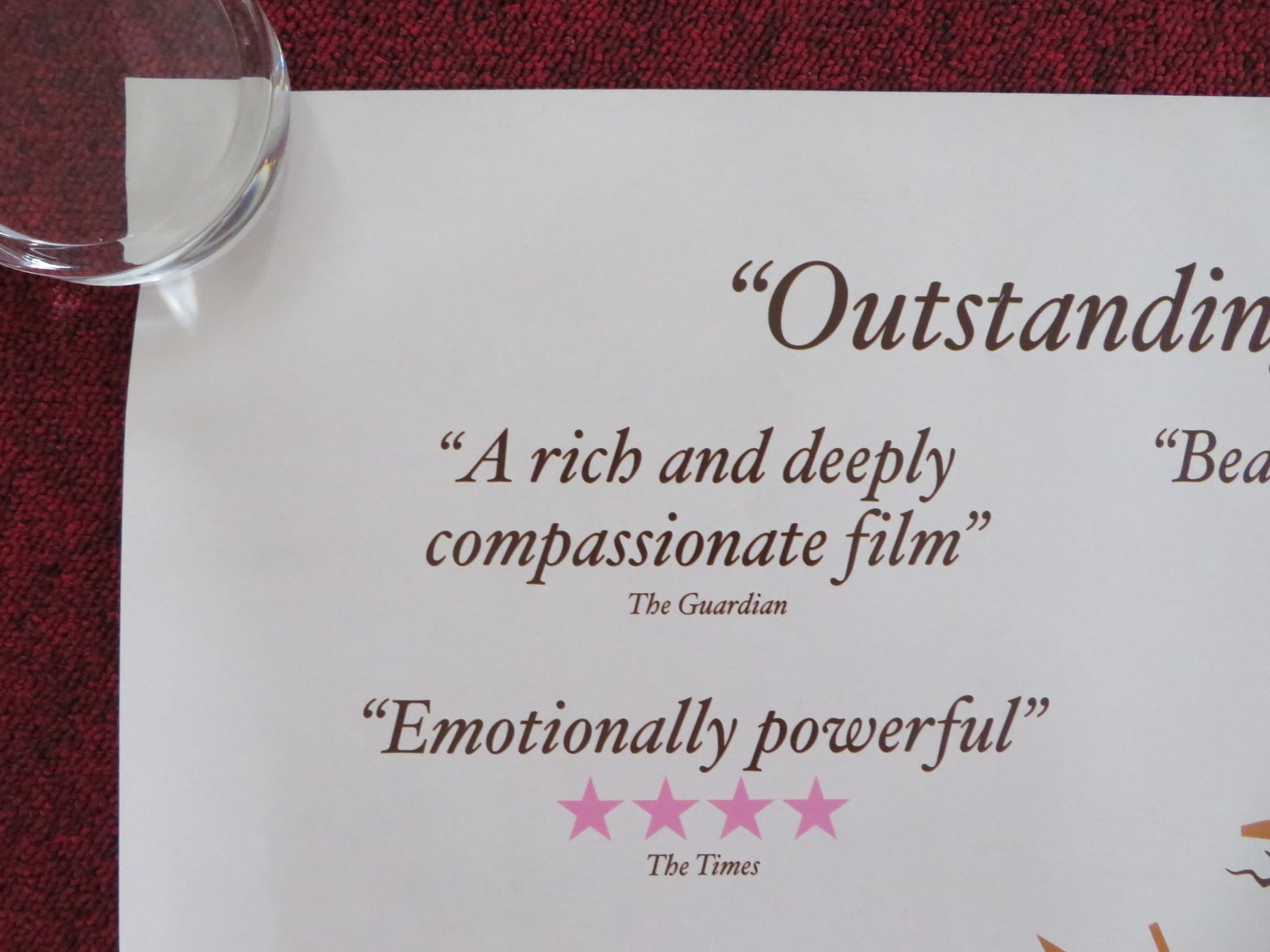 ANOTHER YEAR UK QUAD (30"x 40") ROLLED POSTER JIM BROADBENT L. MANVILLE 2010 - Rendezvous Cinema