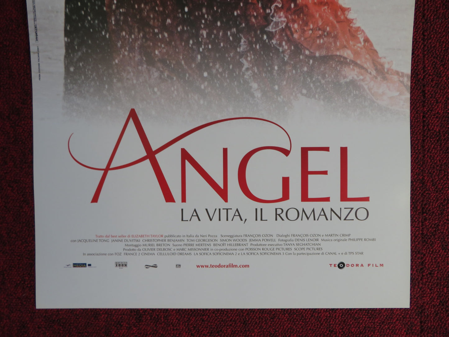 ANGEL LA VITA IL ROMANZA ITALIAN LOCANDINA POSTER SAM NEILL M. FASSBENDER 2007 - Rendezvous Cinema