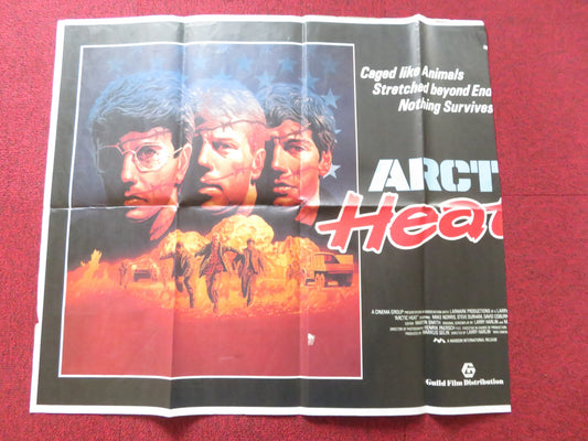 ARTIC HEAT UK QUAD POSTER MIKE NORRIS STEVE DURHAM 1986 - Rendezvous Cinema