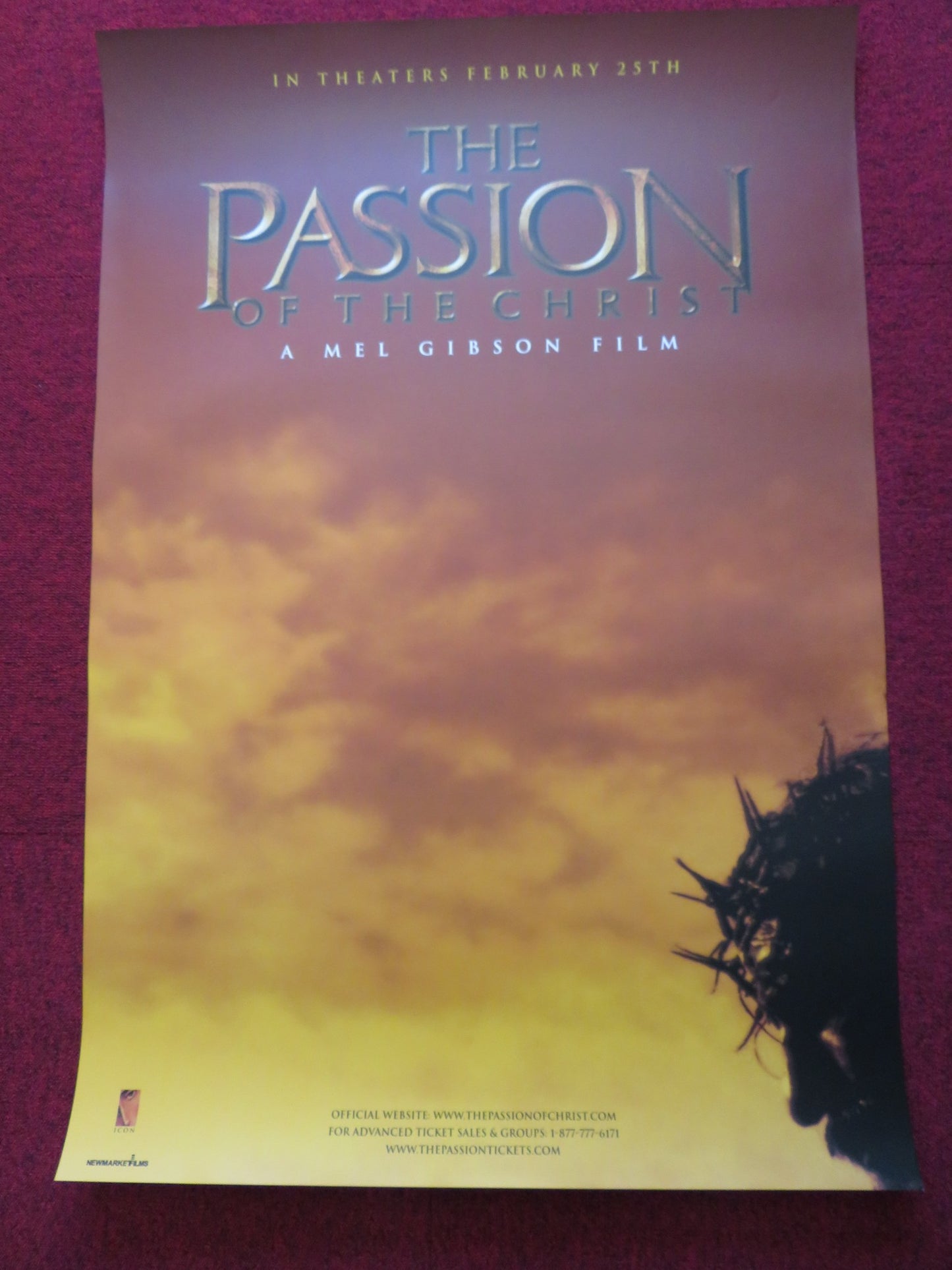 THE PASSION OF THE CHRIST US ONE SHEET ROLLED POSTER JIM CAVIEZEL M.MORGENSTE 04 - Rendezvous Cinema