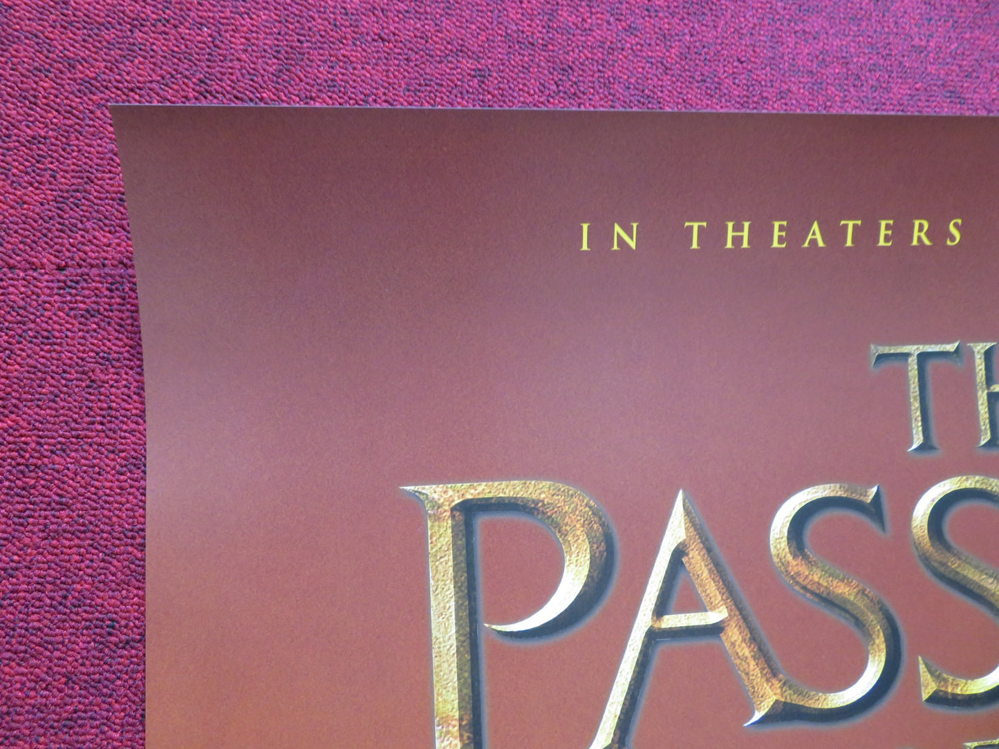 THE PASSION OF THE CHRIST US ONE SHEET ROLLED POSTER JIM CAVIEZEL M.MORGENSTE 04 - Rendezvous Cinema