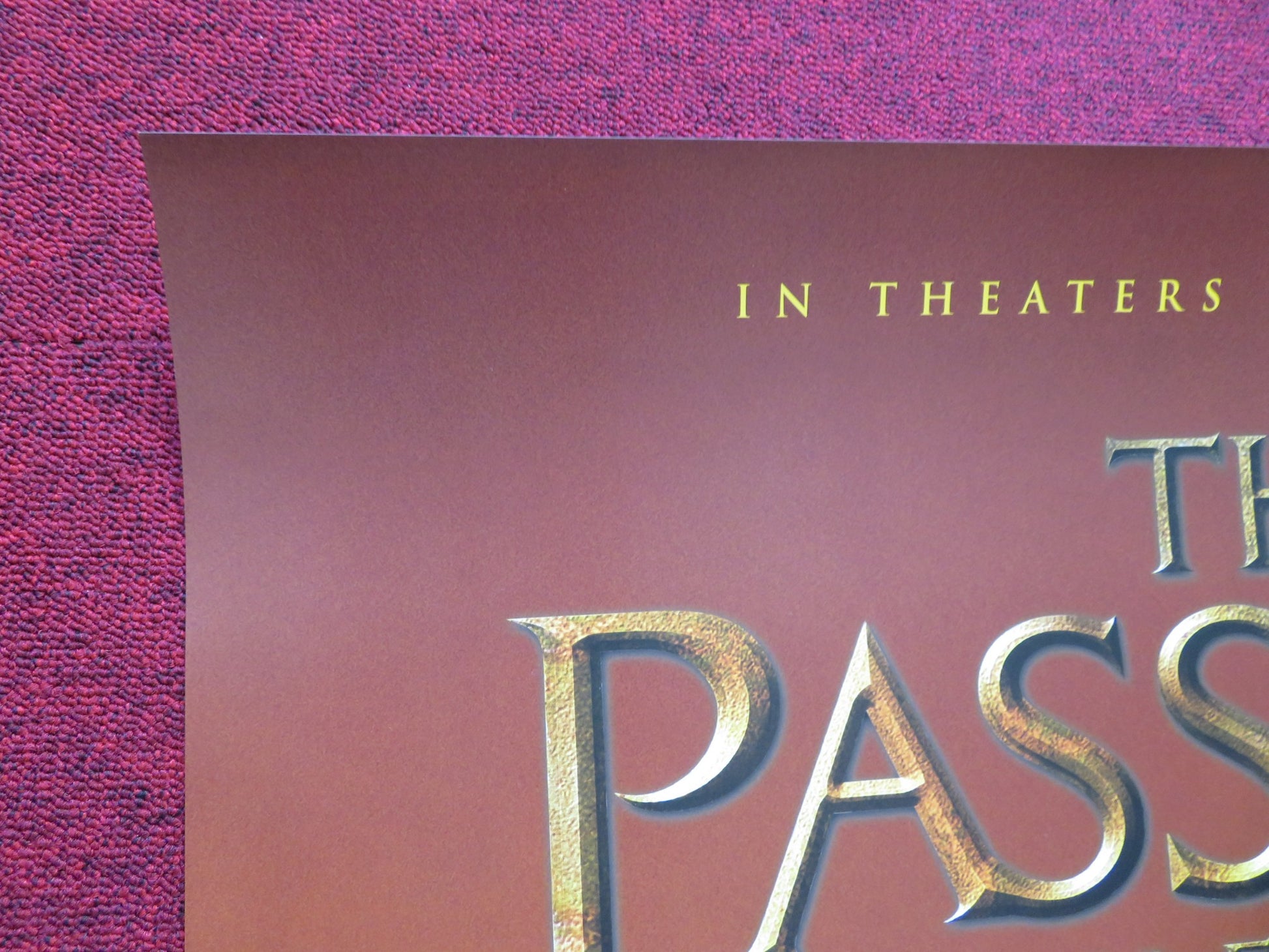 THE PASSION OF THE CHRIST US ONE SHEET ROLLED POSTER JIM CAVIEZEL M.MORGENSTE 04 - Rendezvous Cinema