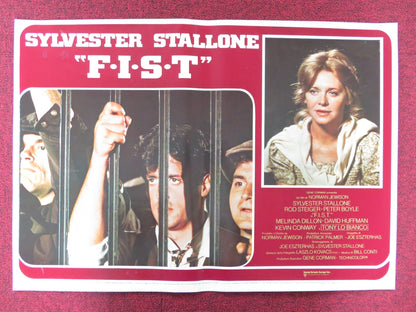 F.I.S.T. - G ITALIAN FOTOBUSTA POSTER SYLVESTER STALLONE ROD STEIGER 1978 - Rendezvous Cinema