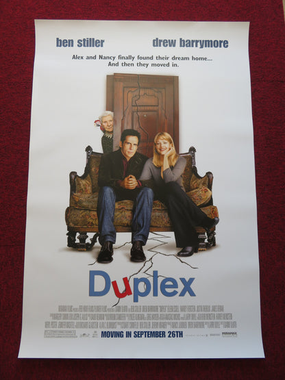DUPLEX US ONE SHEET ROLLED POSTER BEN STILLER DREW BARRYMORE 2003 - Rendezvous Cinema