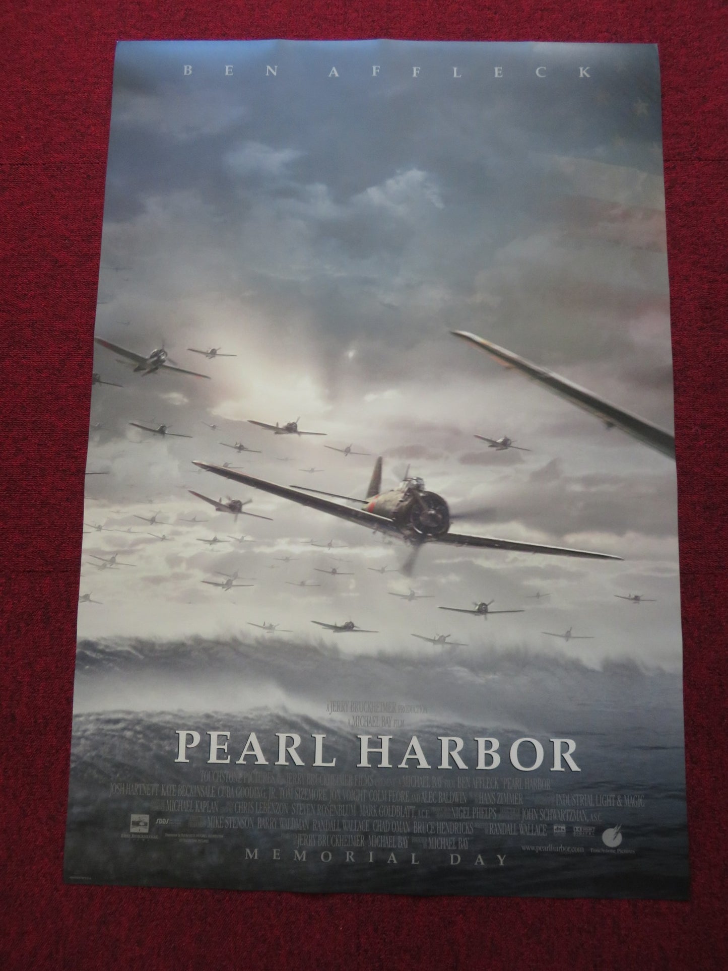 PEARL HARBOR - A US ONE SHEET ROLLED POSTER BEN AFFLECK JOSH HARTNETT 2001 - Rendezvous Cinema