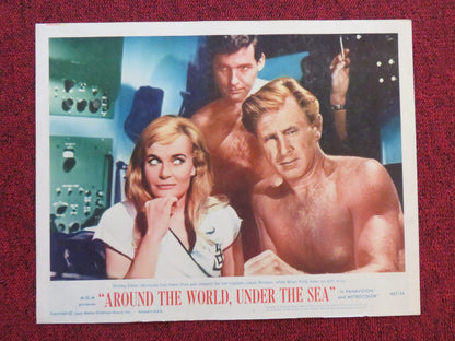 AROUND THE WORLD UNDER THE SEA US LOBBY CARD FULL SET L. BRIDGES B. KELLEY 1966 - Rendezvous Cinema
