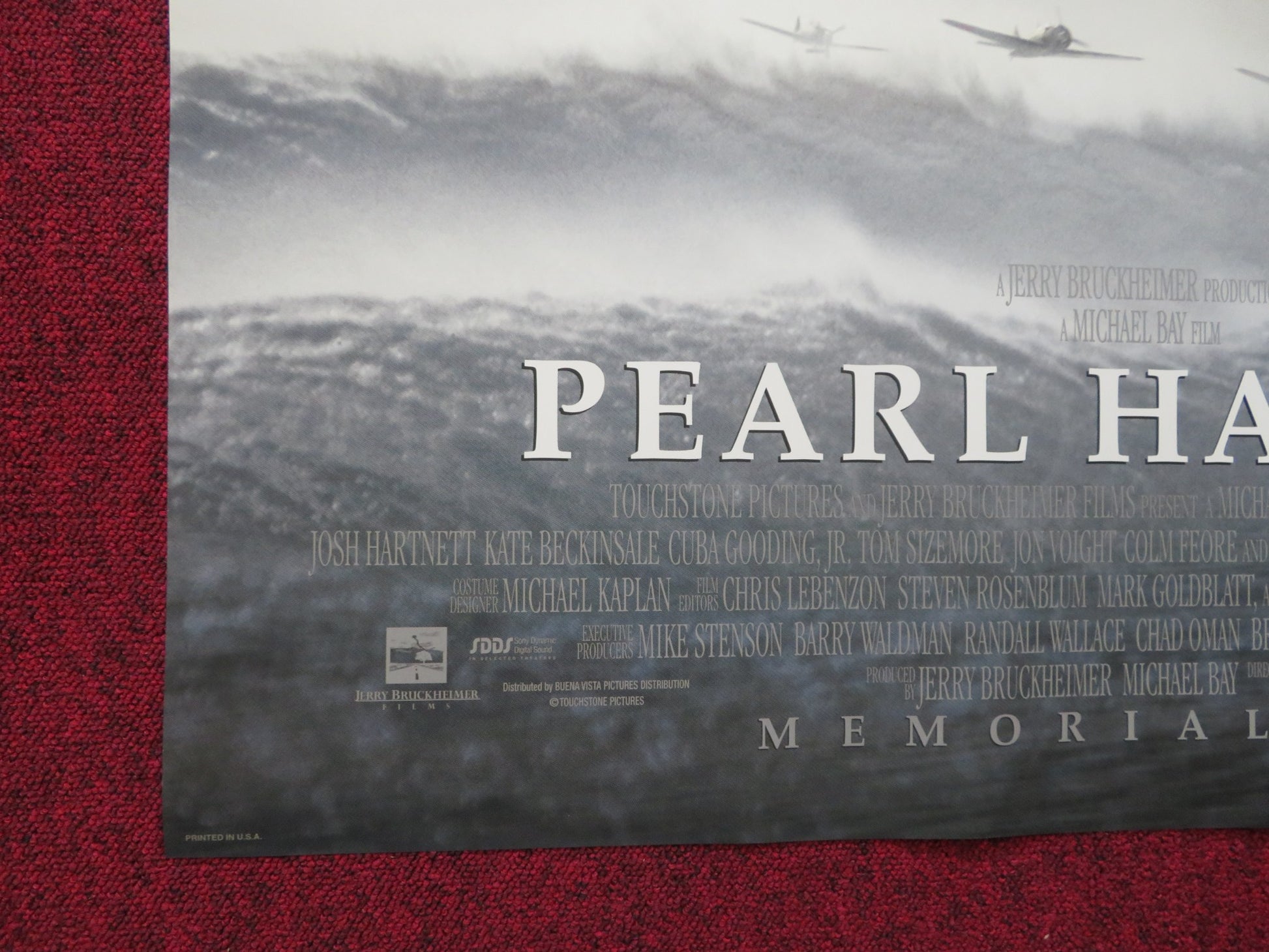 PEARL HARBOR - A US ONE SHEET ROLLED POSTER BEN AFFLECK JOSH HARTNETT 2001 - Rendezvous Cinema