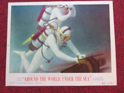 AROUND THE WORLD UNDER THE SEA US LOBBY CARD FULL SET L. BRIDGES B. KELLEY 1966 - Rendezvous Cinema