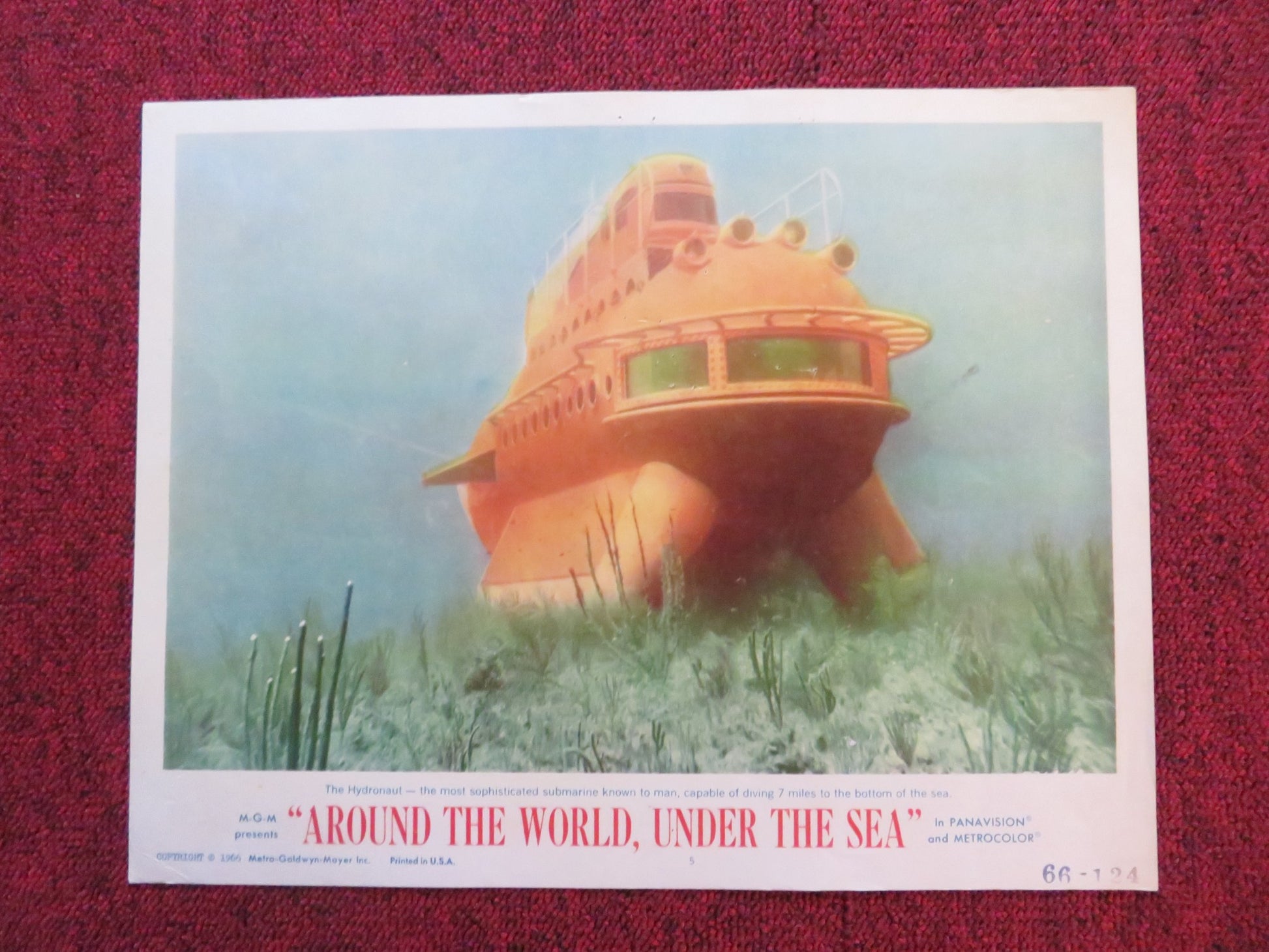 AROUND THE WORLD UNDER THE SEA US LOBBY CARD FULL SET L. BRIDGES B. KELLEY 1966 - Rendezvous Cinema