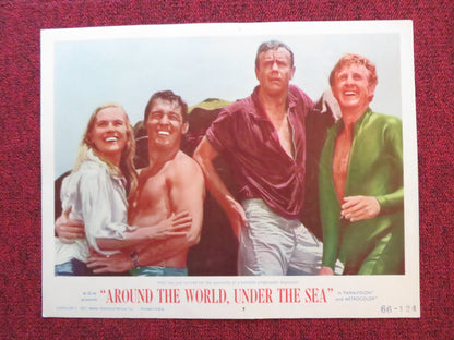 AROUND THE WORLD UNDER THE SEA US LOBBY CARD FULL SET L. BRIDGES B. KELLEY 1966 - Rendezvous Cinema